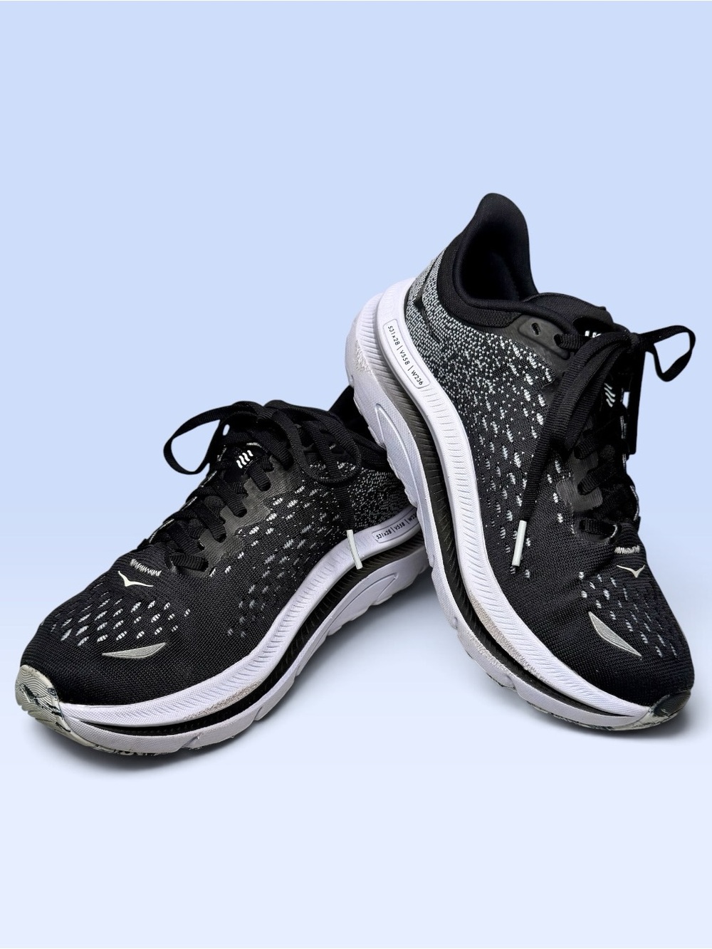 Hoka Kawana Women's Running Shoes Black White Size 6